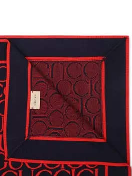 Жаккардовое одеяло Gucci Kids, синий