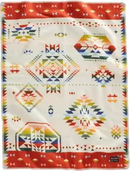 Жаккардовое одеяло Pendleton для детской кроватки Wild Blooms, Multicolor