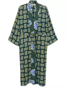 Жаккардовое пальто с узором Dorothee Schumacher, синий