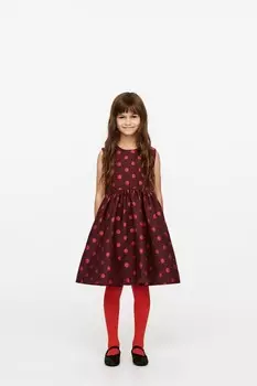 Жаккардовое платье Arket, красный