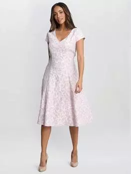 Жаккардовое платье дафни Gina Bacconi, цвет Light Purple