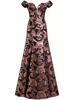 Жаккардовое платье ETRO, черный