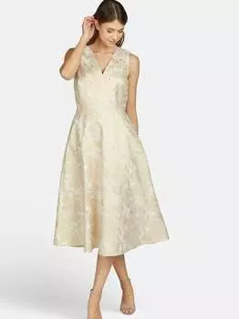 Жаккардовое платье Kleo, бежевый