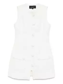 Жаккардовое платье Paige Cynthia Rowley, белый