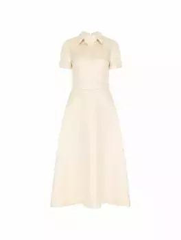 Жаккардовое платье-рубашка Fem Kazakhstan, золотистый