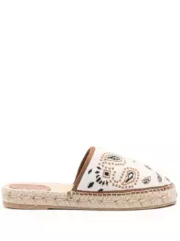 Жаккардовые эспадрильи с узором Alanui, нейтральный