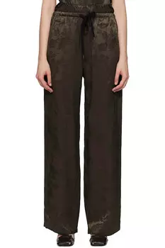 Жаккардовые брюки Mm6 Maison Margiela, мультиколор