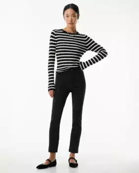 Жаккардовые брюки Sfera, черный