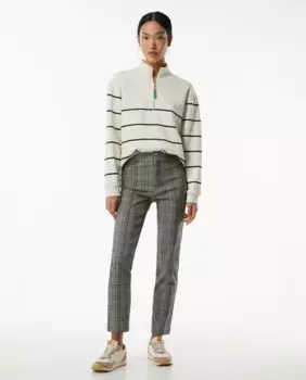 Жаккардовые брюки Sfera, серый