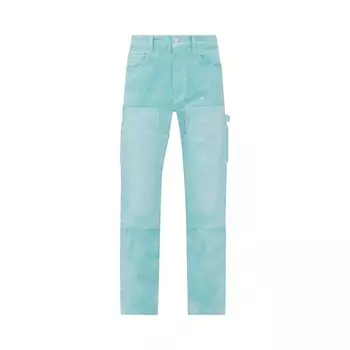 Жаккардовые джинсы Amiri Carpenter Аква