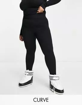 Жаккардовые легинсы базового слоя ASOS 4505 Curve