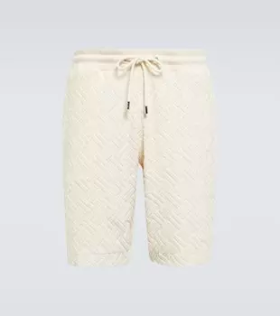 Жаккардовые махровые шорты Frederick Orlebar Brown, коричневый