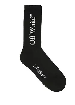 Жаккардовые мужские носки с логотипом Off-White, черный