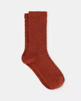 Жаккардовые носки nfasis, бордовый