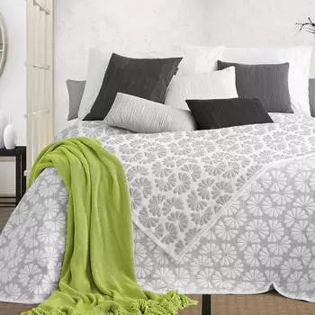 Жаккардовые одеяла Manterol, серый