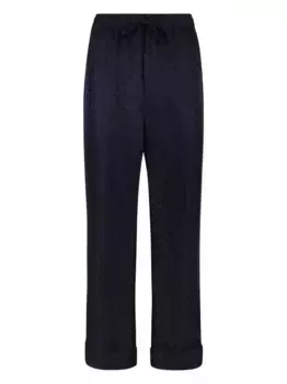 Жаккардовые пижамные брюки с монограммой Givenchy, синий