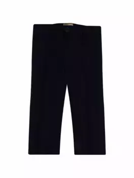 Жаккардовые прямые брюки Gucci, тёмно-синий