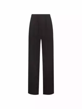 Жаккардовые широкие брюки Balenciaga, черный