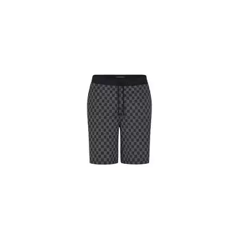 Жаккардовые шорты Damier Louis Vuitton, серый