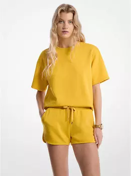 Жаккардовые шорты с логотипом Michael Kors, желтый