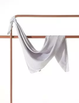 Жаккардовый Базовый Шарф Серый Kayra