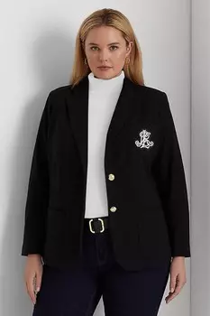 Жаккардовый блейзер Curve Bullion Lauren Ralph Lauren, черный