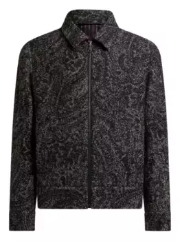 Жаккардовый бомбер ETRO, серый