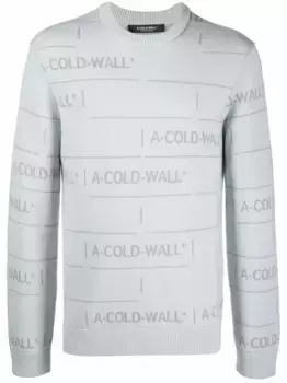 Жаккардовый джемпер A-COLD-WALL*, серый