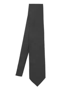 Жаккардовый галстук с узором Destin, черный