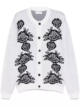 Жаккардовый кардиган Ernest W. Baker, черный