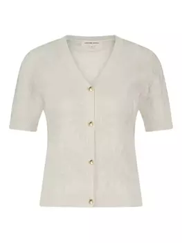 Жаккардовый кардиган Fabienne Chapot, нейтральный