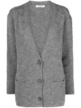 Жаккардовый кардиган Flower Sparkle с узором Dorothee Schumacher, серый