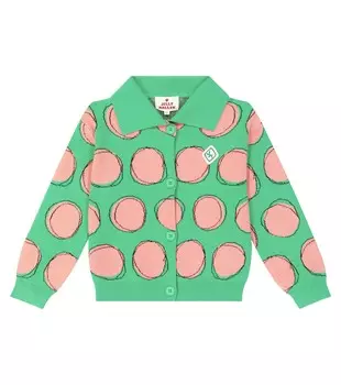 Жаккардовый кардиган Jellymallow, зеленый