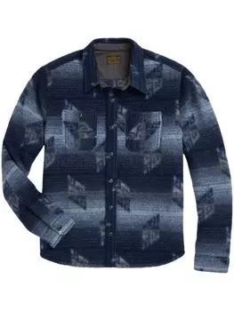 Жаккардовый кардиган с узором Ralph Lauren RRL, синий