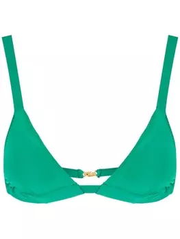 Жаккардовый лиф бикини Paladina Clube Bossa, зеленый
