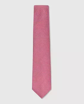 Жаккардовый мужской галстук Olimpo, красный