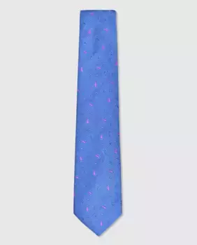 Жаккардовый мужской галстук Olimpo, розовый