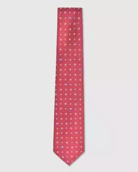 Жаккардовый мужской галстук Olimpo, розовый