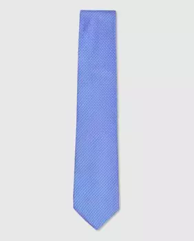 Жаккардовый мужской галстук Olimpo, синий