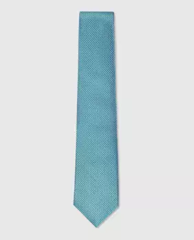 Жаккардовый мужской галстук Olimpo, синий