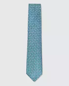 Жаккардовый мужской галстук Olimpo, темно-синий