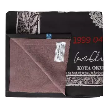 Жаккардовый палантин Maison Mihara Yasuhiro Черный