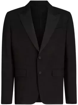 Жаккардовый пиджак с узором ETRO, черный