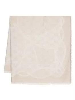 Жаккардовый платок Max Mara, бежевый