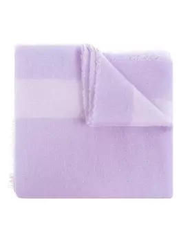 Жаккардовый шарф Moschino, фиолетовый