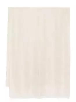 Жаккардовый шарф с монограммой MAX MARA, нейтральный