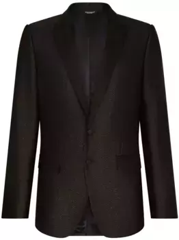 Жаккардовый смокинг Martini DOLCE & GABBANA, черный