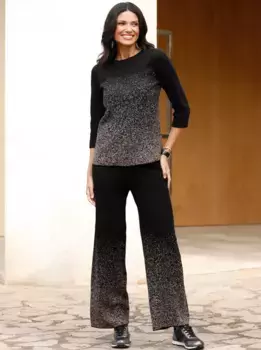 Жаккардовый свитер Classic Basics "Пуловер", коричневый