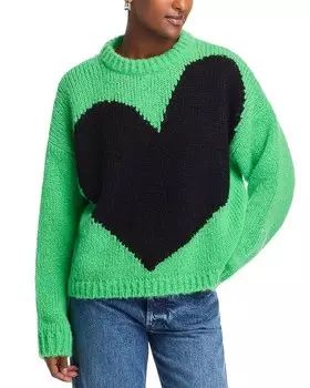 Жаккардовый свитер Essentiel Antwerp, зеленый