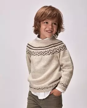 Жаккардовый свитер Gocco